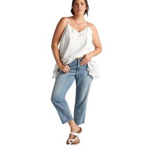 Anthropologie | The Vintage Straight Plus Denim Blue Jeans size 22W EUC pilcro